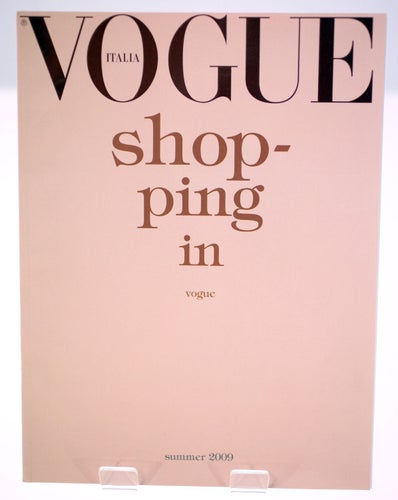 Shopping in Vogue Magazine-Vogue Italia-Summer 2009-No.702-NEW (Weight: 376g)