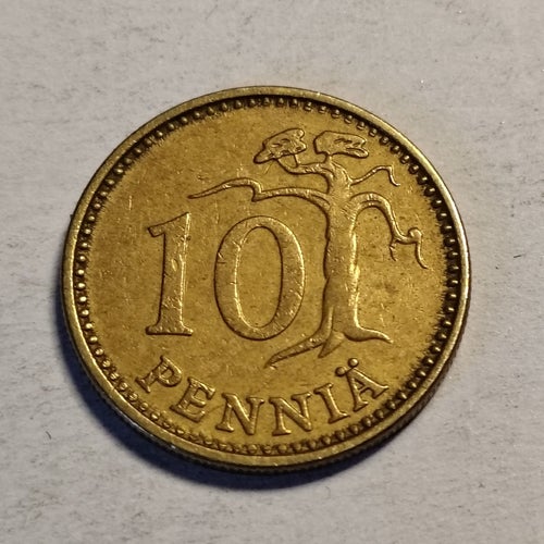 Finsk mynt från 1972