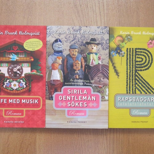 Karin Brunk Holmqvist - 3 x pocket .