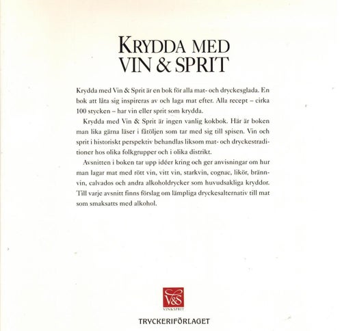 Krydda med vin & sprit