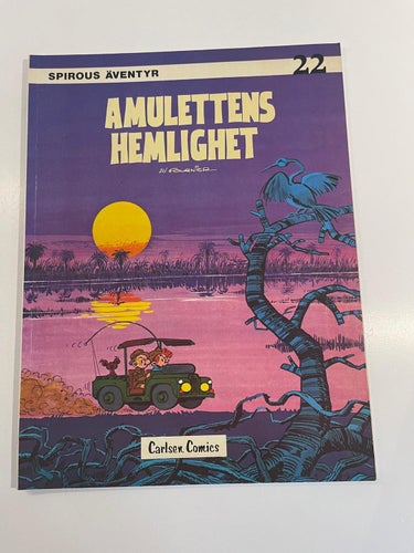 Spirous Äventyr - Amulettens Hemlighet  . Första utgåva !
