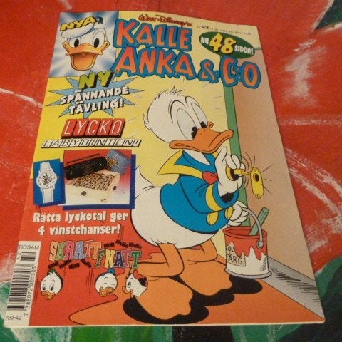 TIDNING, KALLE ANKA & CO, NR 42 - 1992