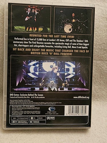 CLIFF AND THE SHADOWS THE FINAL REUNION .DVD.