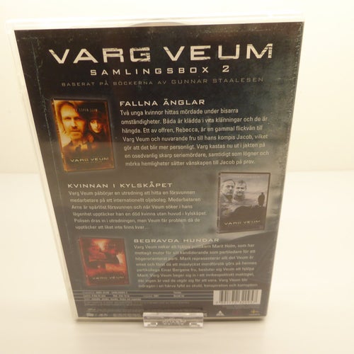 Varg Veumx3 Samlingsbox 2 - Region 2, DVD-box, Svensk text, Gott skick