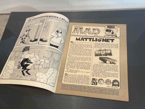 MAD nr 4 1980 - svenska mad serietidning humor