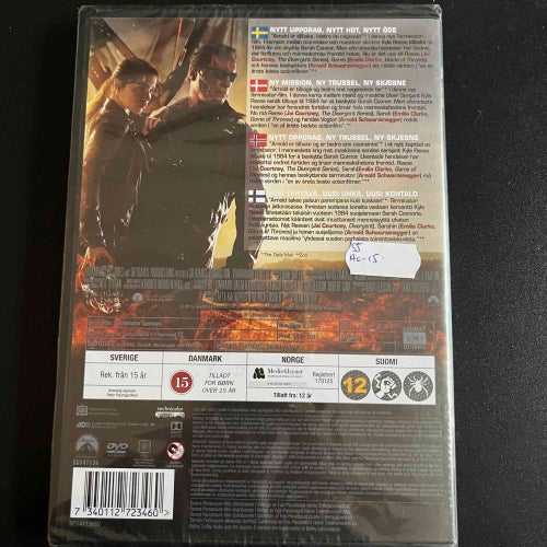 TERMINATOR GENISYS. INPLASTAD DVD ACTION -15.