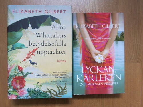 Elizabeth Gilbert - 2 böcker .