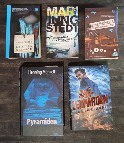 5 spännande svenska deckare