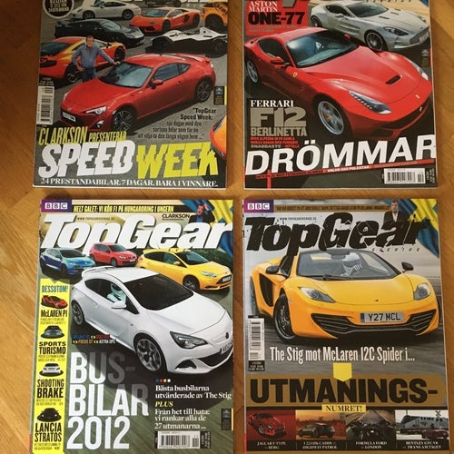 Top gear Sverige komplett årgång 2012
