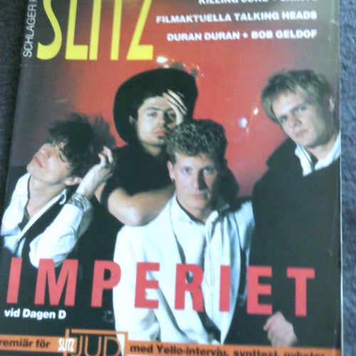 Slitz nr11 1986 Imperiet, Iggy Pop, Talking Heads, Bob Geldof, Duran Duran