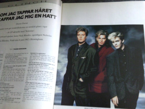 Slitz nr11 1986 Imperiet, Iggy Pop, Talking Heads, Bob Geldof, Duran Duran