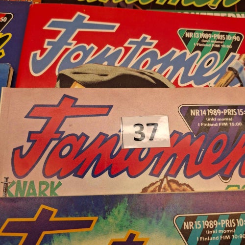 Fantomen 1989 Komplett årgång 26 nr - Se bilder för skick