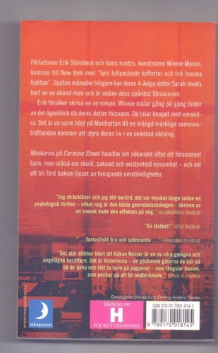 Maskarna på Carmine Street - Håkan Nesser