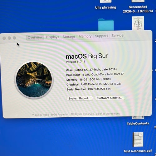 iMac (Retina 5K, 27-inch, Late 2014)