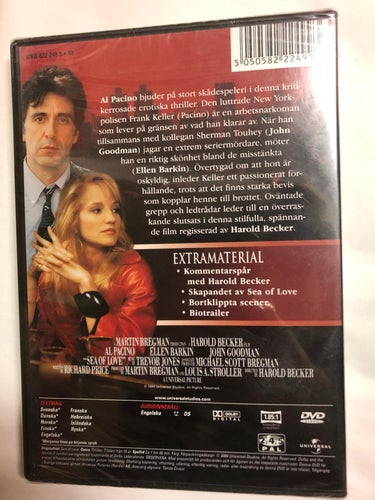 DVD Sea Of Love Al Pacino Special Edition INPLASTAD