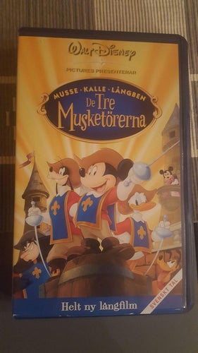 Vhs - De Tre Musketörerna