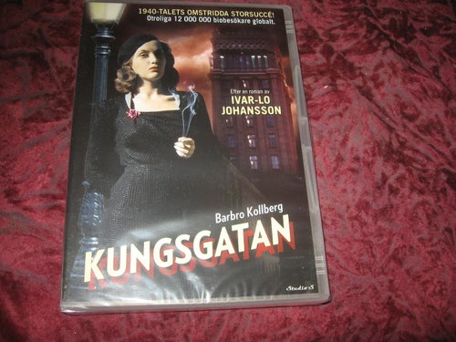KUNGSGATAN (BARBRO KOLLBERG,STURE LAGERWALL,GÖSTA CEDERLUND) DVD NY INPLASTAD
