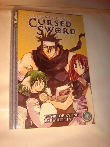 CRONICLES OF THE CURSED SWORD MANGA svenska NY 3 Skada