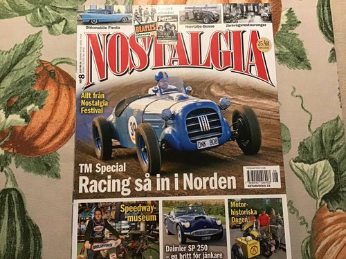NOSTALGIA NR 8 2018 SPEEDWAY MUSEUM,RESTURANG GNESTA,SKARPNÄCK,OLDSMOBILE