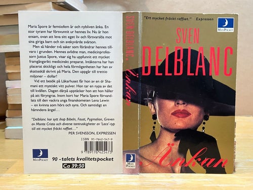 Änkan av Sven Delblanc, bok, Very good plus
