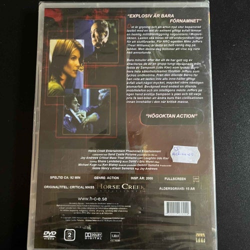 CRITICAL MASS. INPLASTAD DVD ACTION -00