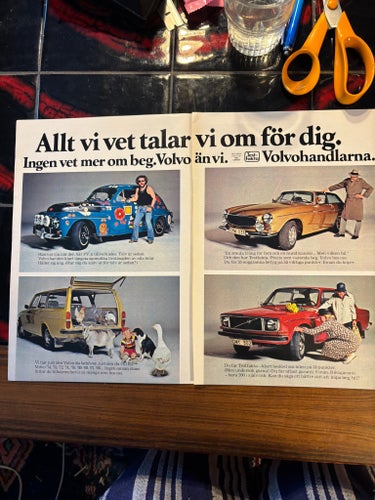 Volvo annons från 1973 142 145 544 p1800