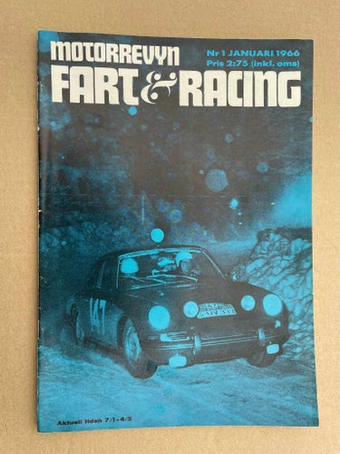 Motorrevyn Fart & Racing 1966 Nr. 1