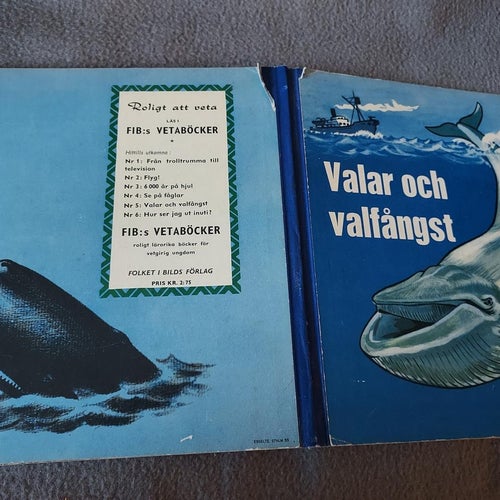 Fib:s Vetaböcker nr.5 Valar och valfångst !