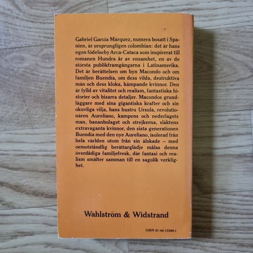 Hundra år av ensamhet av Gabriel García Márquez (1970)