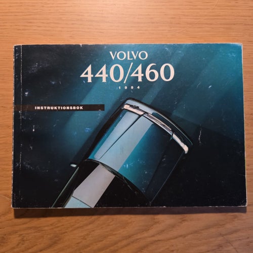 Volvo 440 / 460 Instruktionsbok 1994