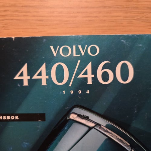 Volvo 440 / 460 Instruktionsbok 1994