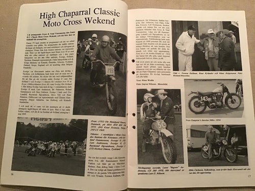 MC VETERANEN NR 4 1994 HIGH CHAPARRAL MOTOCROSS,HILDEBRAND,HUSQVARNA