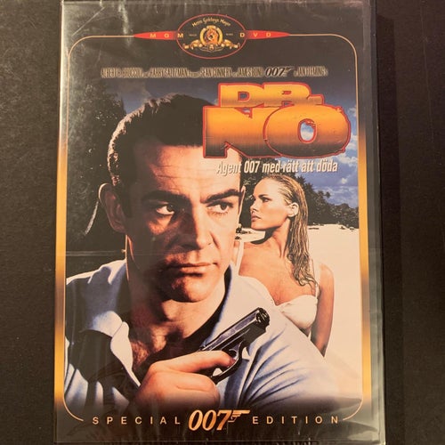 DR. NO. -62. JAMES BOND. SPECIAL 007 EDITION. DVD. SEAN CONNERY. INPLASTAD
