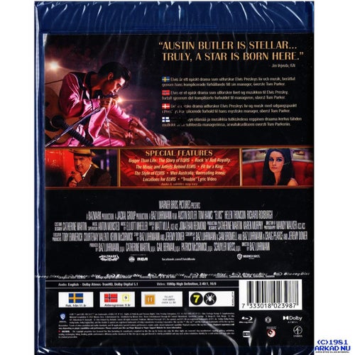 ELVIS BLU-RAY NY INPLASTAD