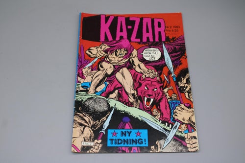 Serietidning - Ka-Zar Nr 2 1983