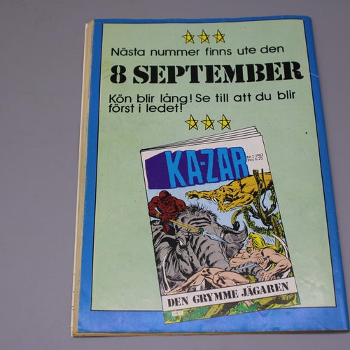 Serietidning - Ka-Zar Nr 2 1983