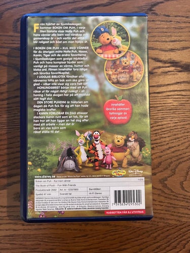VHS: Nalle Puh med vänner (Walt Disney)