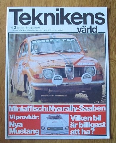 Tidning - Teknikens Värld Nr.2 1974