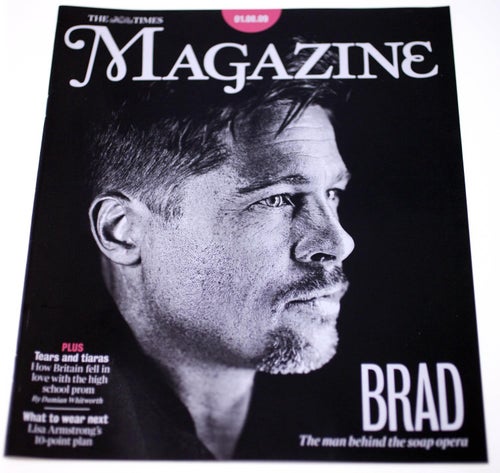 The Times Magazine August 1st 2009-Brad Pitt-NEW-Weight 148g-FREE Postage