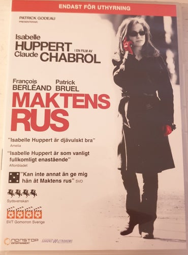 Maktens Rus (2005) - Isabelle Huppert/François Berleand - Ex-Hyr DVD