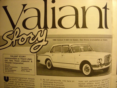 Chrysler - Valiant Story -
