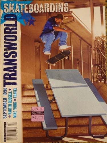Transworld Skateboarding Magazine - September 1998 - Vol.16, No.9 - Vintage