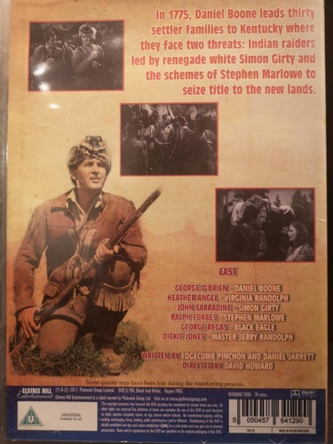 Daniel Boone - Gränsriddaren (1936) David Howard med George O'Brien