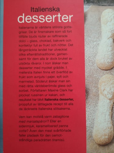 ITALIENSKA DESSERTER, MAXINE CLARK 2004