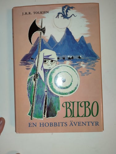 Bilbo en hobbits äventyr 1994 fint skick Tove Jansson Tolkien