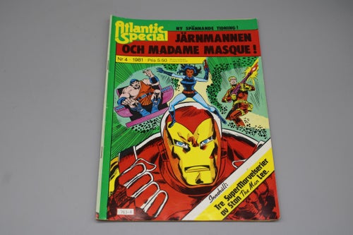 Serietidning - Atlantic Special Nr 4 1981 - Järnmannen och Madame Masque