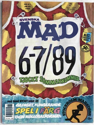 MAD - 1989:6-7 VG med madathonspel