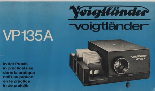 Manual för Voigtländer VP-135A, 6 språk, 14 sidor