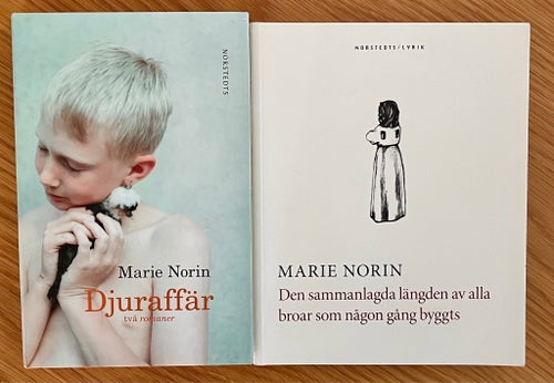 Marie Norin: Djuraffär & Den sammanlagda längden av alla broar som någon gång