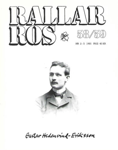RALLER ROS 58/59 av Gustav Hedenvind-Eriksson